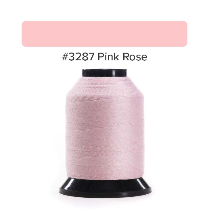 재봉실 퀼팅실 3287- Pink Rose  (단색)