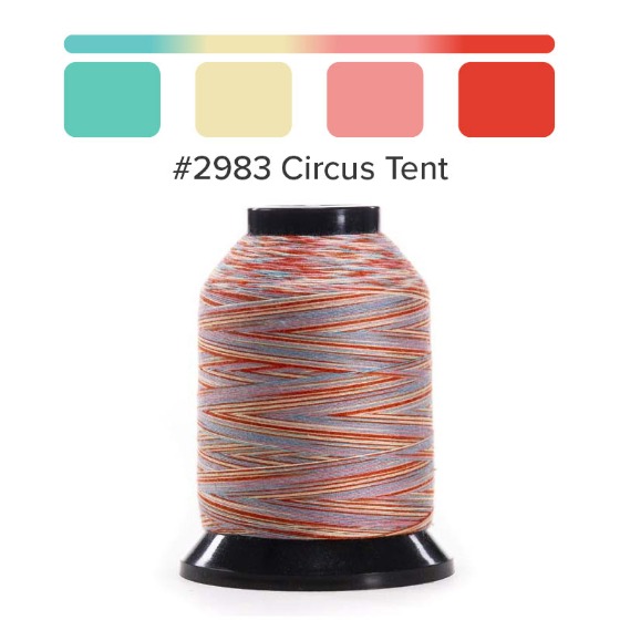 재봉실 퀼팅실 2984- Circus Tent (혼합 색)