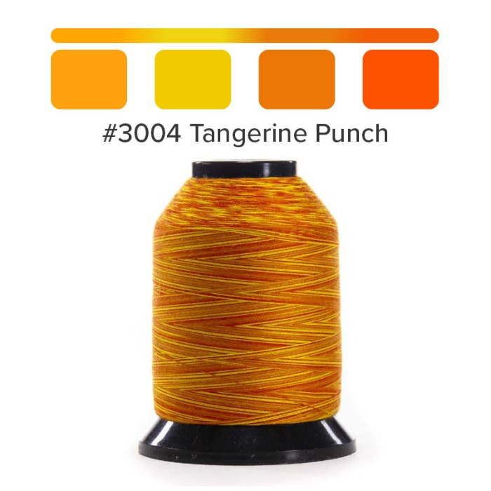 재봉실 퀼팅실 3004- Tangerine Punch (혼합 색)