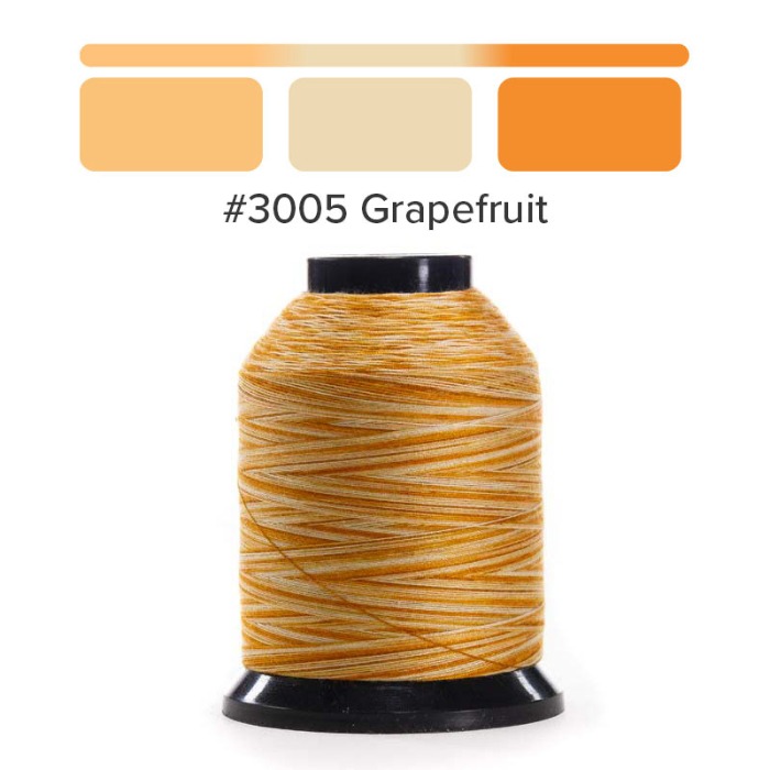재봉실 퀼팅실 3005- Grapefruit (혼합 색)