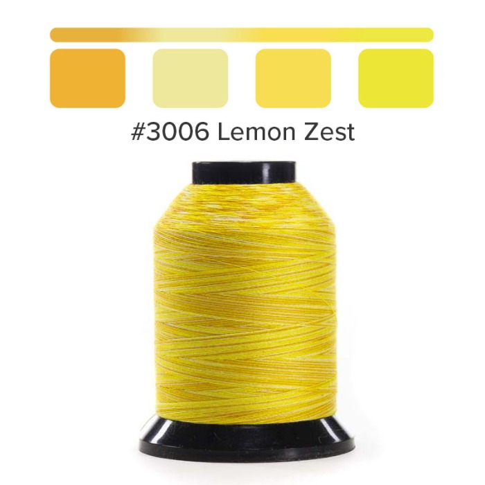 재봉실 퀼팅실 3006- Lemon Zest (혼합 색)